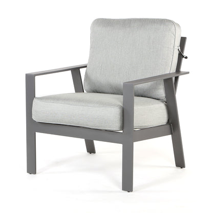 
                  Luxe Dining Chair Panama Smoke Grey Cushions - Image 5
                