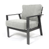 Luxe Lounge Chair Panama Smoke Grey Cushions