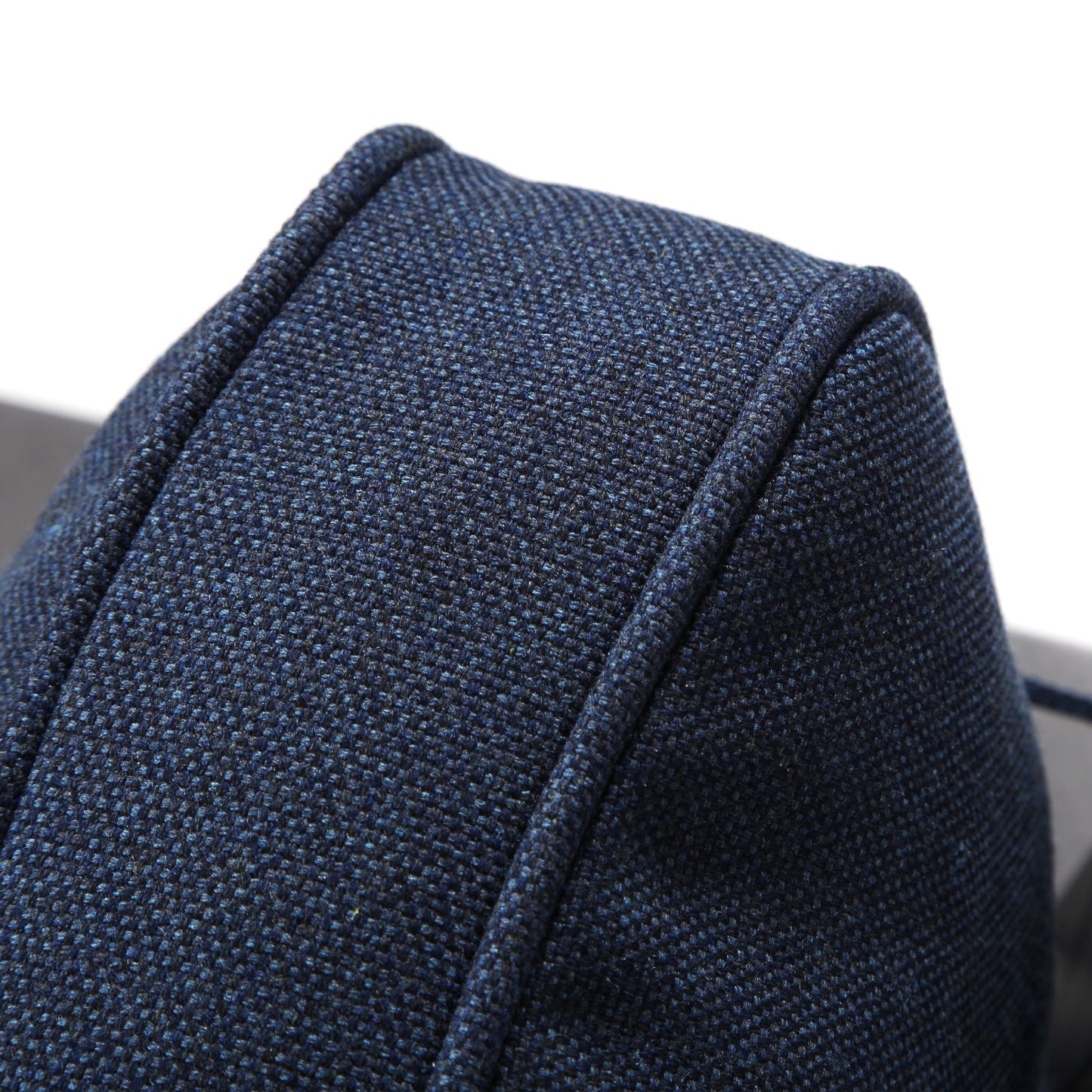 Luxe Swivel Rocker Lounge Chair Blend Indigo Cushions Detail, image 6