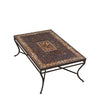 Mahogany Atlas Rec Coffee Table Espresso Frame