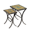 Malibu Nesting Table Set Espresso Frame