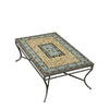 Malibu Rec Coffee Table Pewter Frame