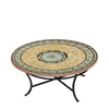 Malibu Round Coffee Table Black Frame