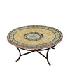 Malibu Round Coffee Table Espresso Frame