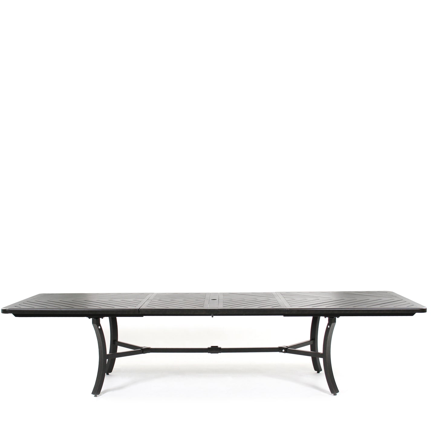 Mallin 44x128 F Top Extension Dining Table Autumn Rust Finish Extended, image 4