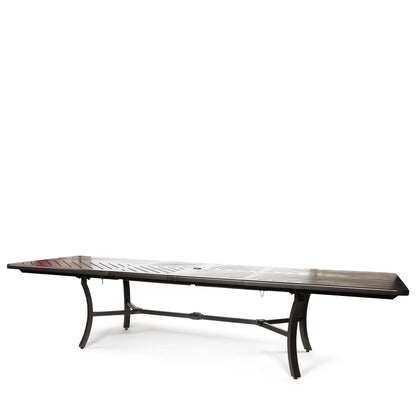 
                  Mallin 44x128 F Top Extension Dining Table Weathered Charcoal Finish Extended - Image 6
                