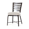 Mallin Dining Side Chair Linen Silver Cushion