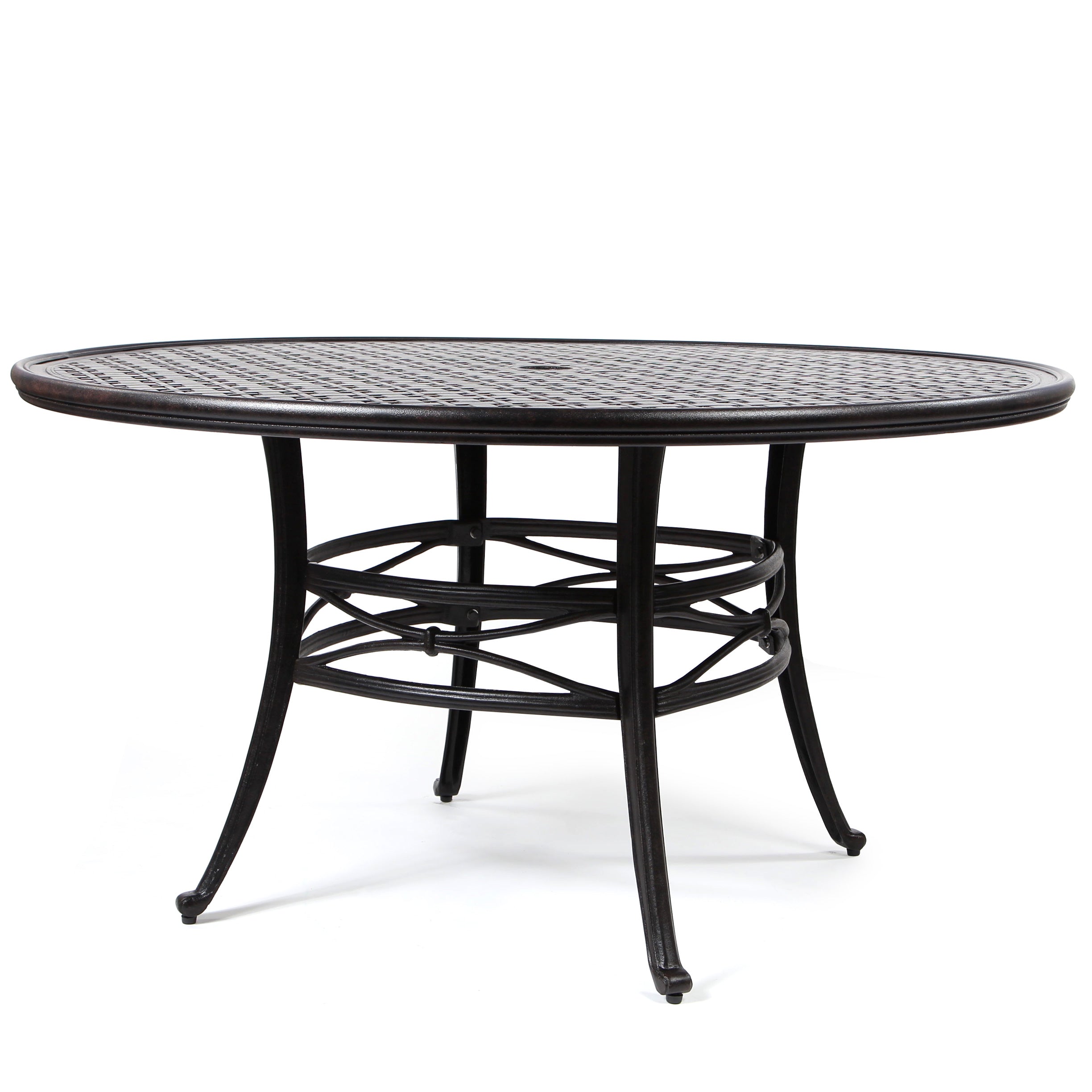 Mallin Napa Collection 54" Rd Dining Table by Mallin | Aluminum Dining ...