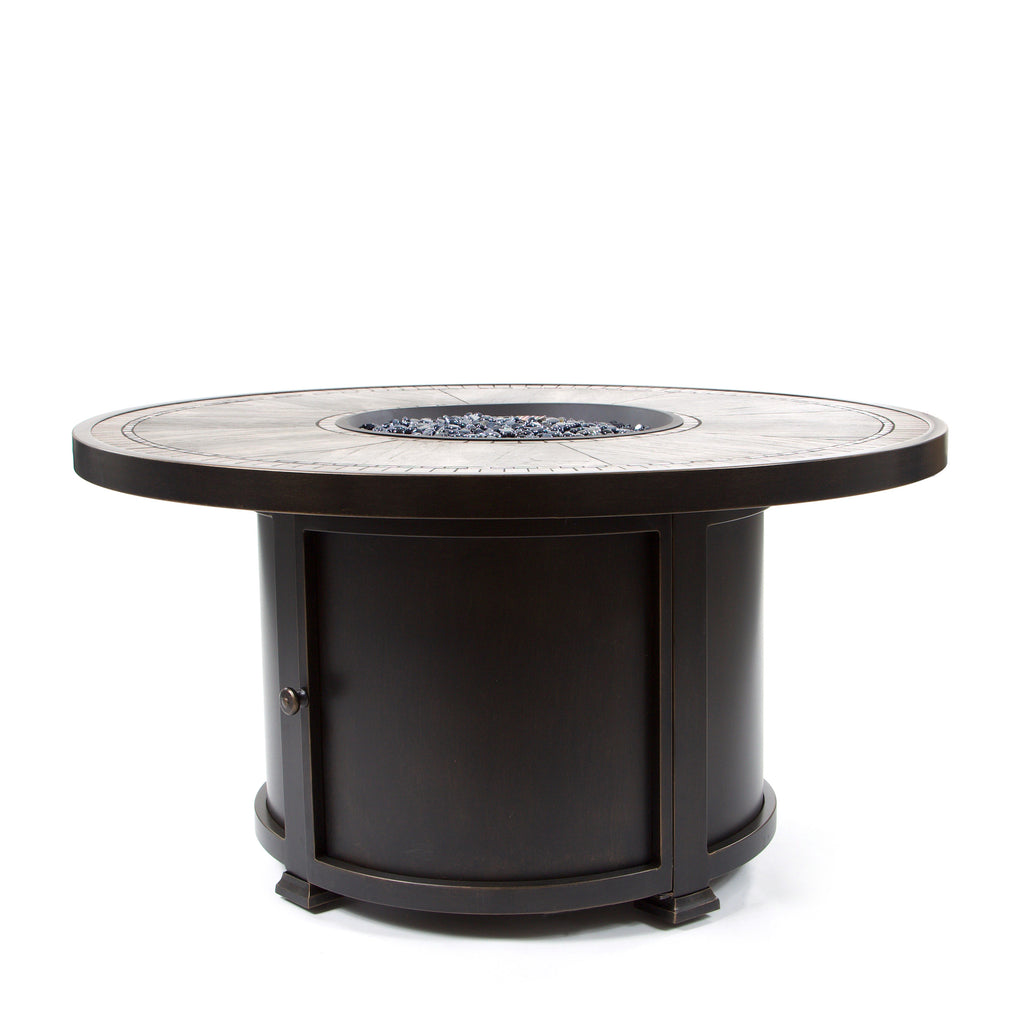 Melrose 48 Round Porcelain Top Fire Pit