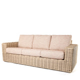 Mia Sofa Brushed Clay Cushions Barley Weave