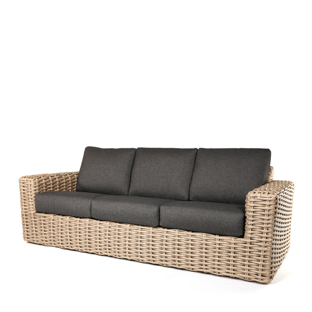 Mia Sofa Nurture Charcoal Cushions Barley Weave