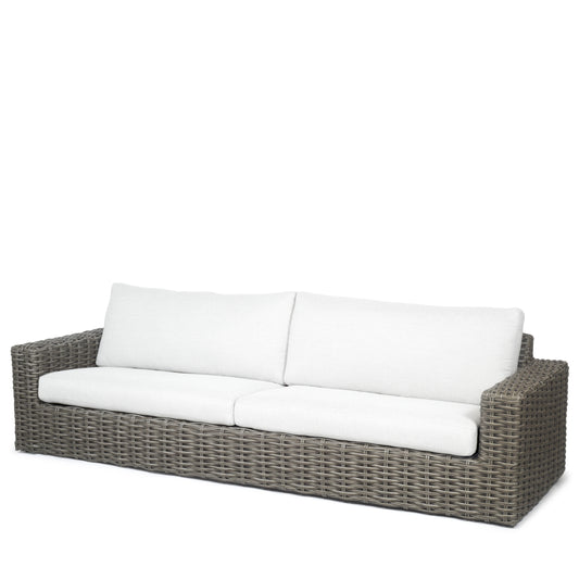 Mia XL Sofa Nurture Pebble Cushions Fog Weave