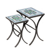 Miraval Nesting Table Set Espresso Frame