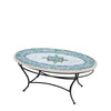 Miraval Oval Coffee Table Black Frame