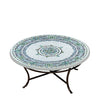 Miraval Round Coffee Table Espresso Frame