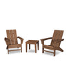 Modern Adirondack 3 Piece Set Teak