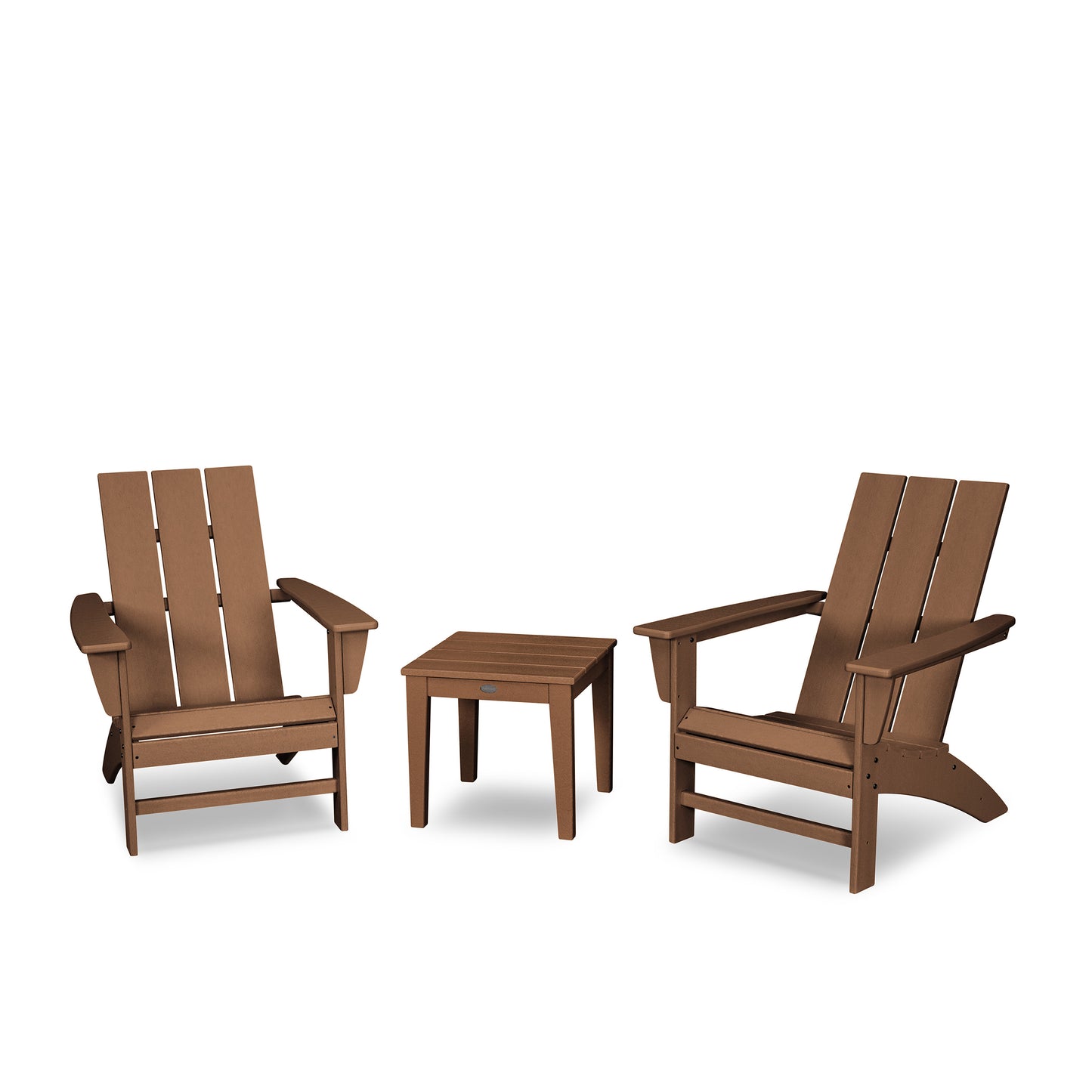 Modern Adirondack 3 Piece Set Teak, image 9