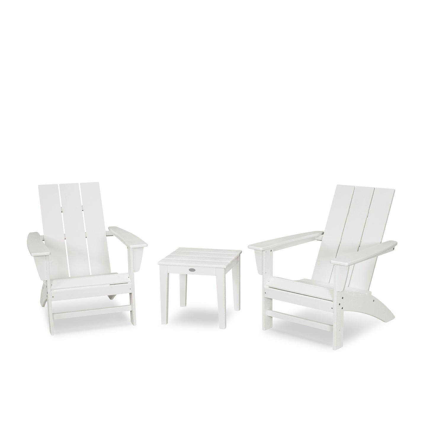 Modern Adirondack 3 Piece Set White, image 13