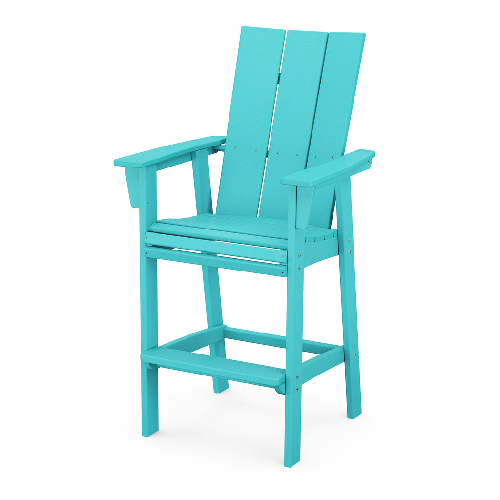 Modern Curveback Adirondack Bar Chair Aruba