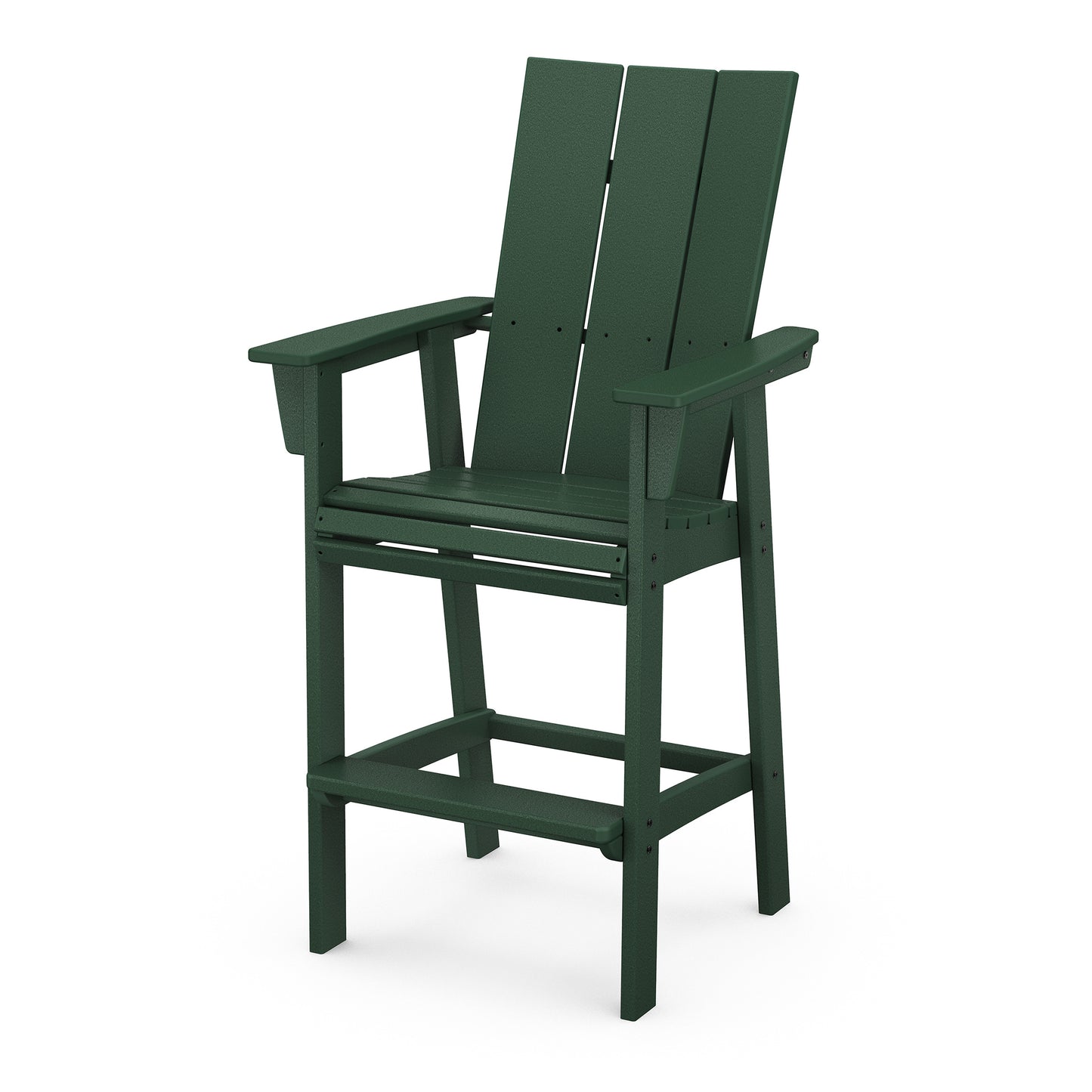 Modern Curveback Adirondack Bar Chair Forest, image 4