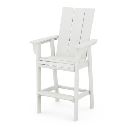 
                  Modern Curveback Adirondack Bar Chair Vintage White - Image 16
                