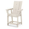 Modern Curveback Adirondack Counter Chair Sand