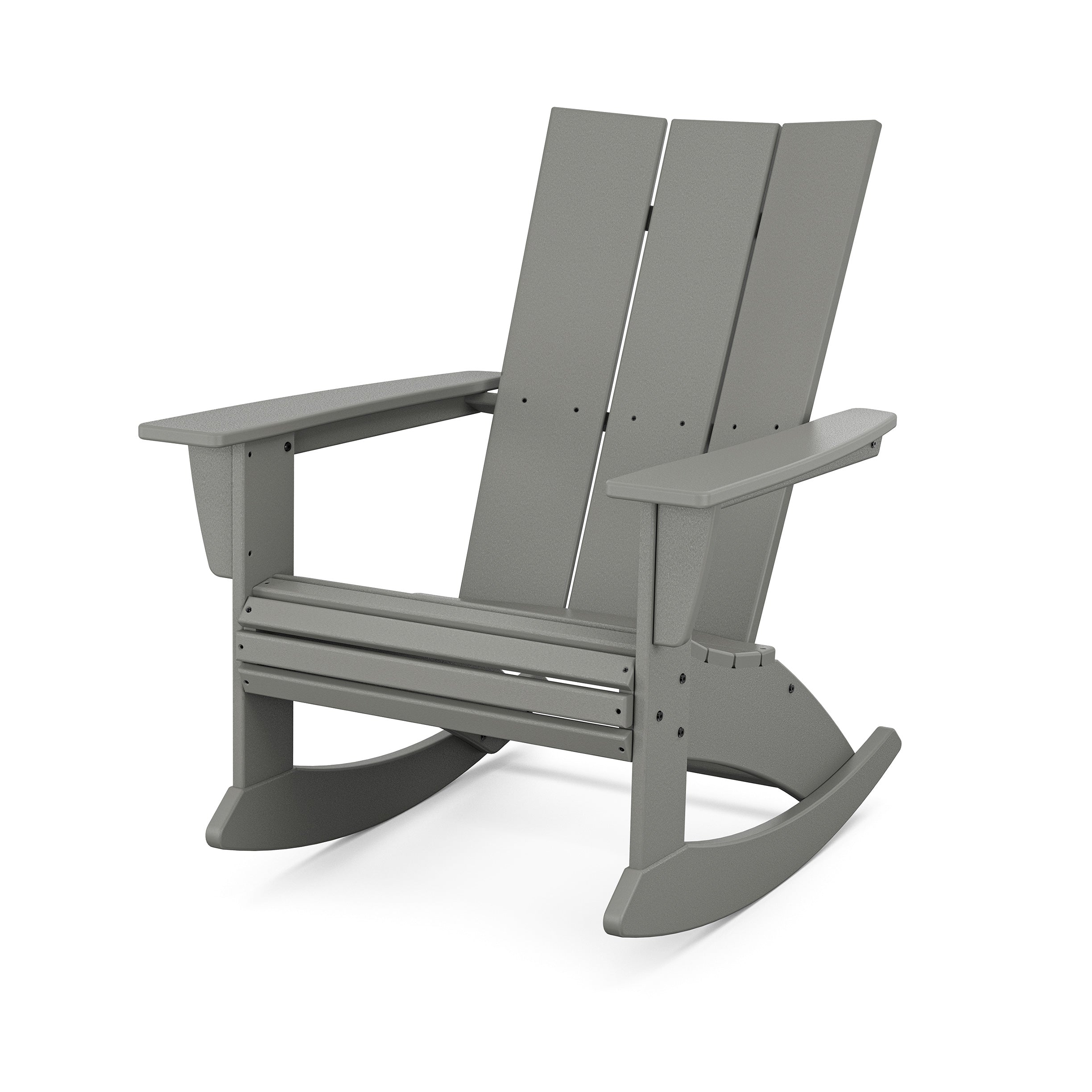 Google Rocking Chairs Modern Curveback Adirondack Rocking Chair by Polywood | Today's Patio