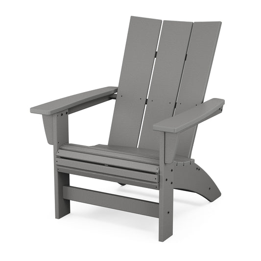 Modern Grand Adirondack Chair Slate Gray