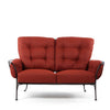 Monterra Loveseat Merlot Fabric Front