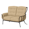 Monterra Loveseat with Belgian Linen Sand Fabric