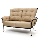 Monterra Loveseat with Belgian Linen Sand Fabric