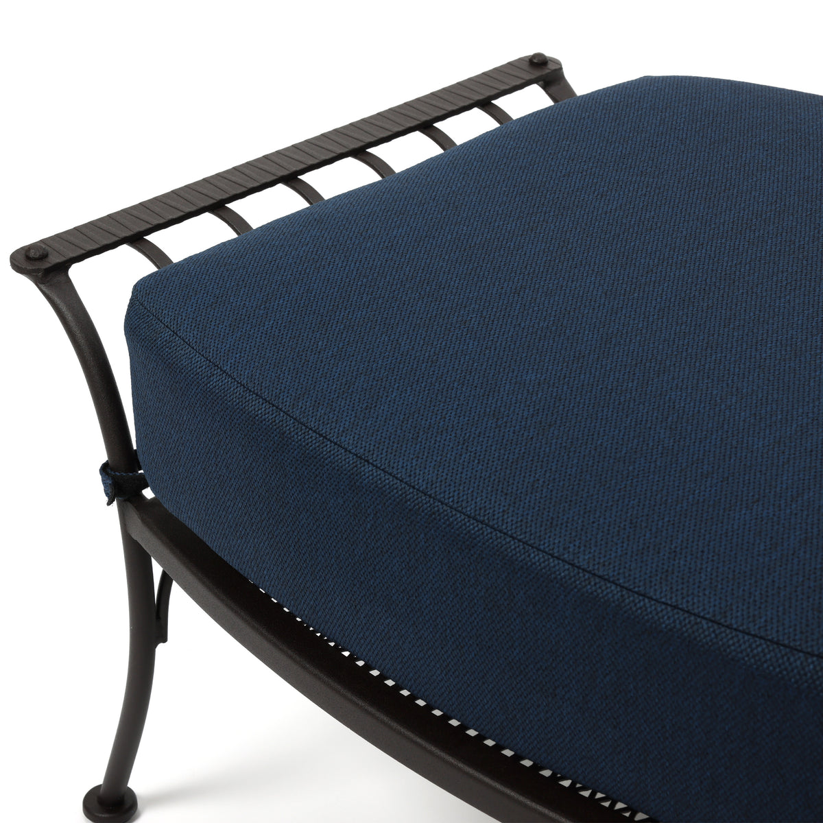 Monterra Ottoman Hayden Navy Detail, image 2