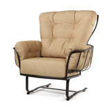 Monterra Spring Base Club Chair Belgian Linen Sand Fabric