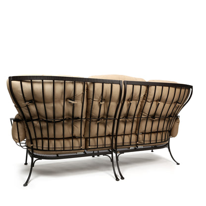 
                  Monterra Three Seat Sofa Blegian Linen Sand Fabric Back - Image 2
                