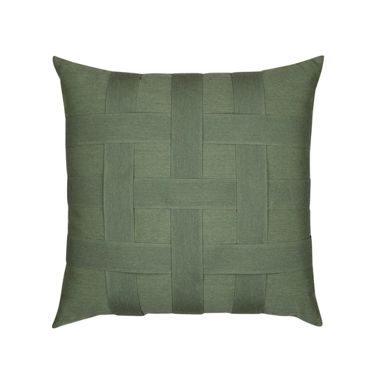 Elaine Smith 20 Square Pillow Basketweave Fern