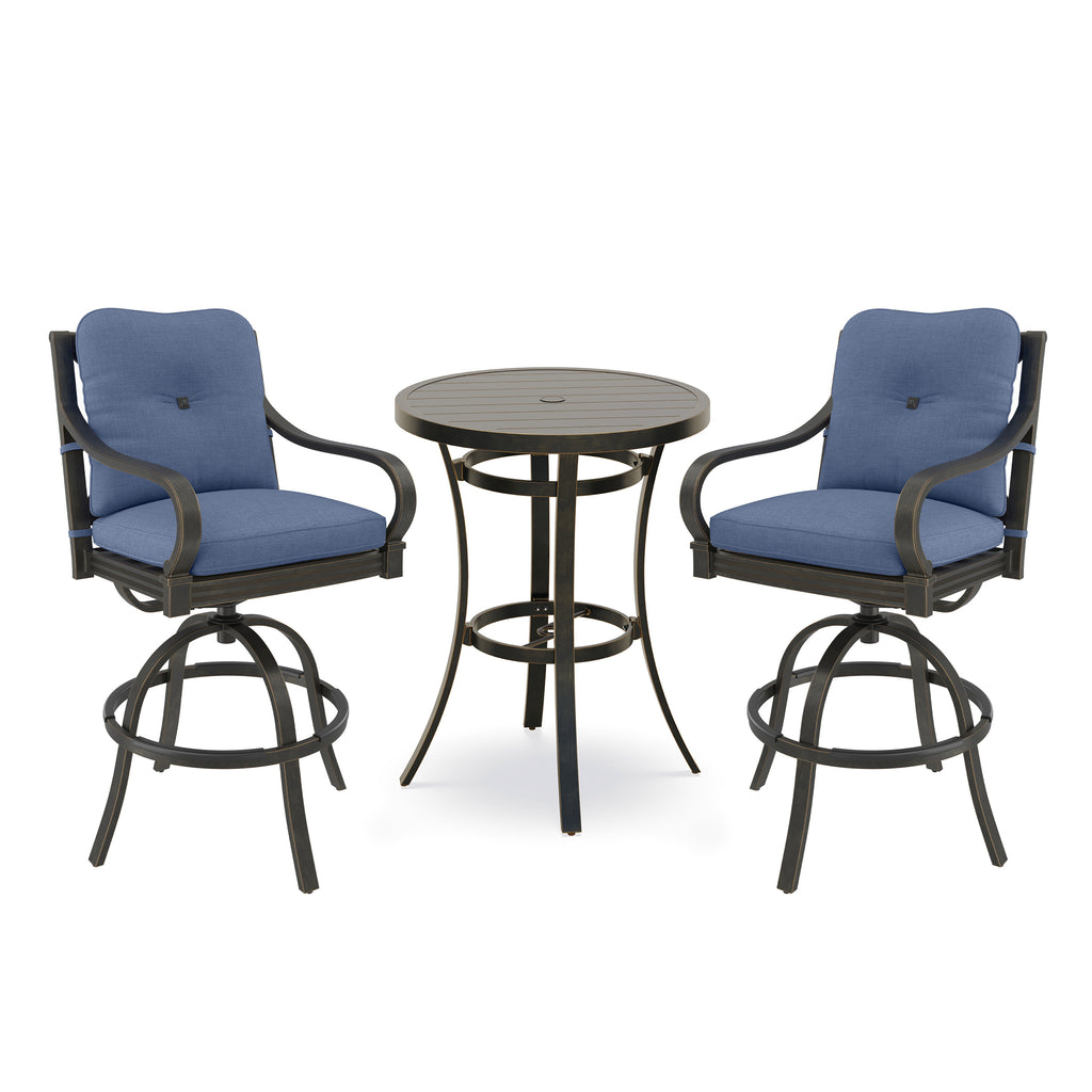 Napili 3 Piece Bar Set with Venus Cabana Cushions