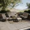 Napili 6 Piece Sofa Set with Bayside Taupe Cushions Environmental