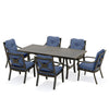 Napili 7 Piece Dining Set 6 Dining Chairs with Venus Cabana Cushions