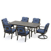 Napili 7 Piece Dining Set with Venus Cabana Cushions