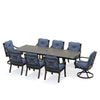 Napili 9 Piece Dining Set with Venus Cabana Cushions