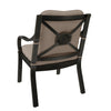 Napili Dining Chair with Bayside Taupe Cushions Back