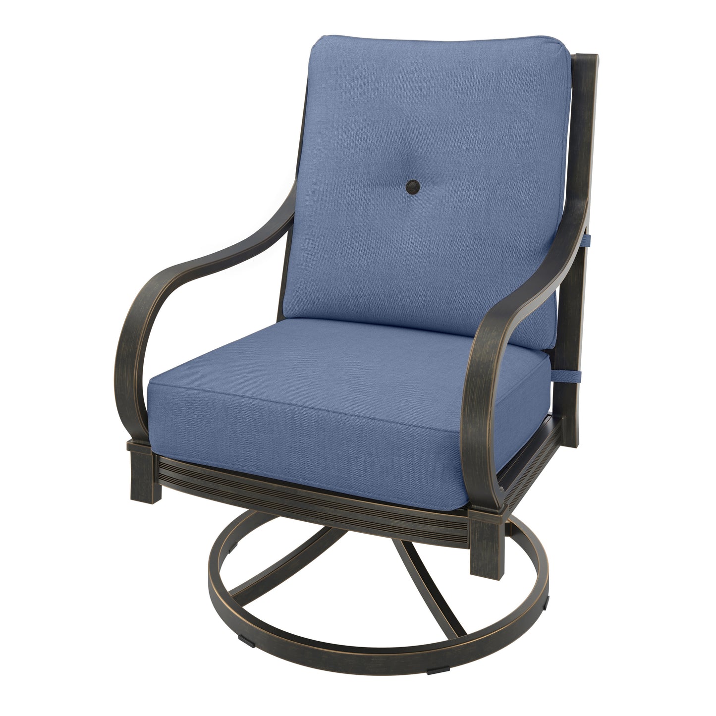 Napili High Back Swivel Rocker Club Chair with Venus Cabana Cushions, image 6