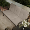 Napili Sofa with Bayside Taupe Cushions Environmental