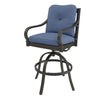 Napili Swivel Barstool with Venus Cabana Cushions