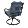 Napili Swivel Dining Chair with Venus Cabana Cushions Back