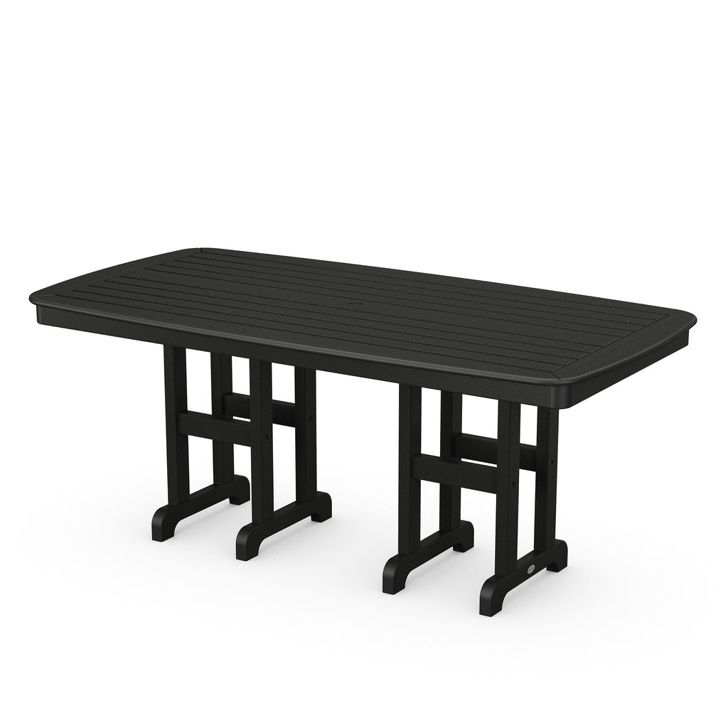 Nautical 37x72 Dining Table Black