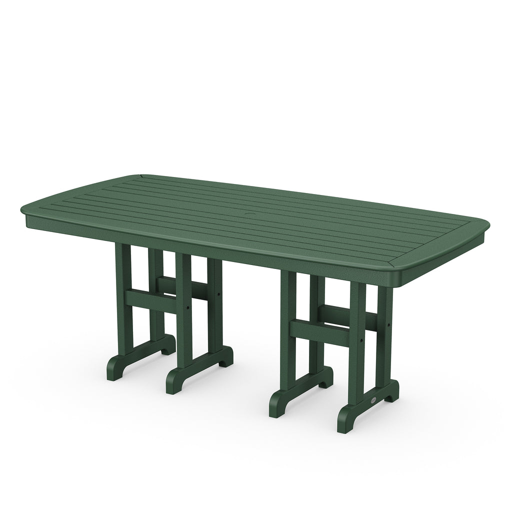 Nautical 37x72 Dining Table Green