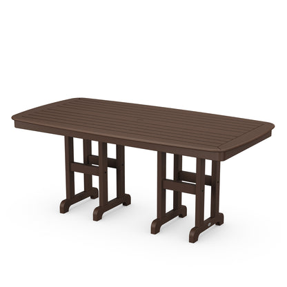 
                  Nautical 37x72 Dining Table Mahogany - Image 9
                