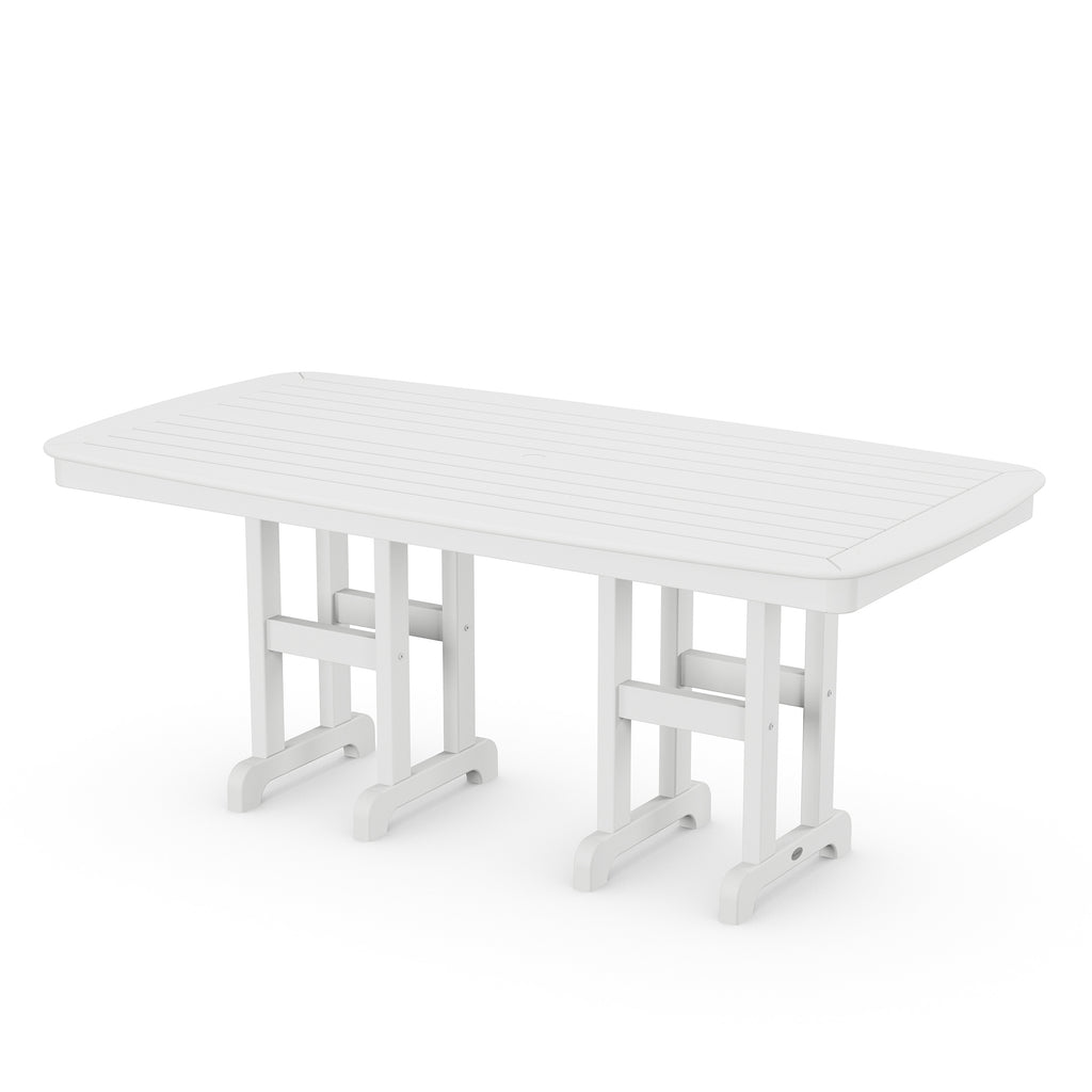 Nautical 37x72 Dining Table White