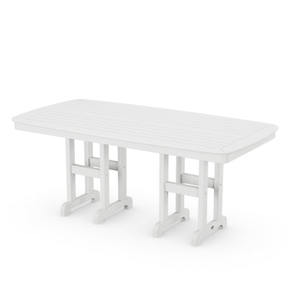 
                  Nautical 37x72 Dining Table White - Image 8
                